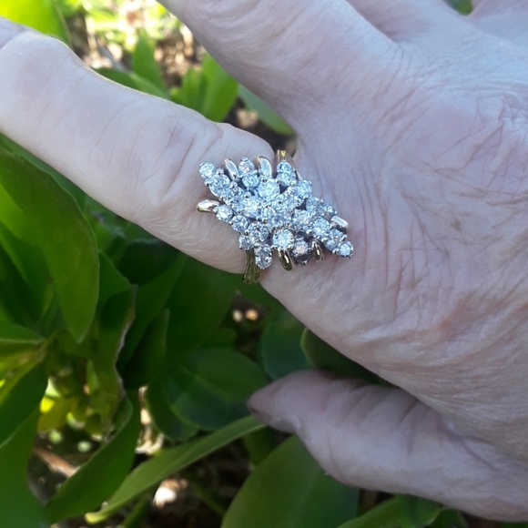 SOLD    14k genuine Gold &  genuine DIARING - Picture 5 of 5